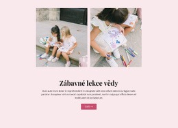 Zábavná Hodina Vědy – Šablona Pro Tvorbu Webových Stránek