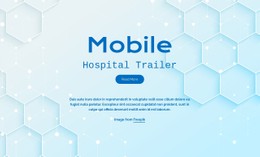 Mobile Hospital Services Flexbox Template