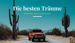 Das Beste Komfortauto HTML-CSS-Websitevorlage