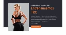 Entrenamiento De Suspensión TRX - Free HTML Website Builder