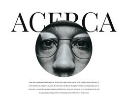 HTML5 Responsivo Para Sobre Nuestro Artista Principal