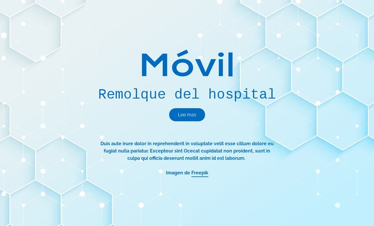 Servicios de Mobite Hospital Plantilla HTML5
