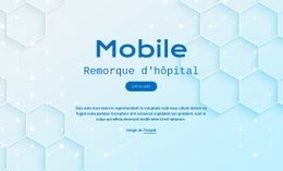 Maquette De Site Web Gratuite Pour Services Hospitaliers De Mobite