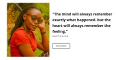 Standout quotes from customers - Html Code Example by Nicepage