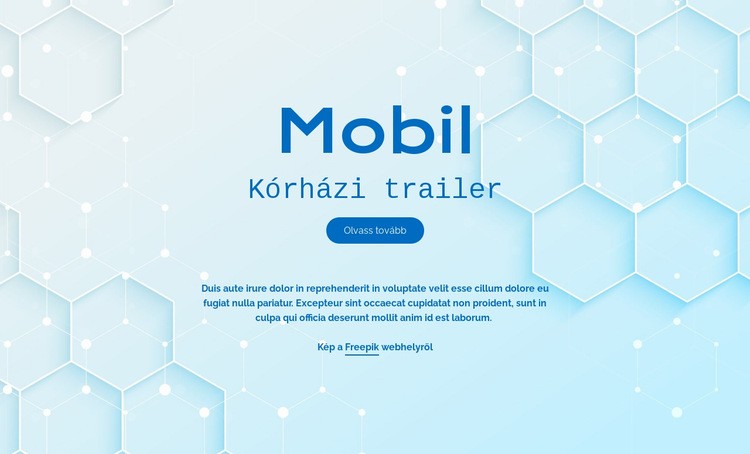 Mobil kórházi szolgáltatások Sablon