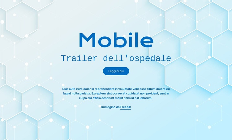 Mobite Hospital Services Modelli di Website Builder