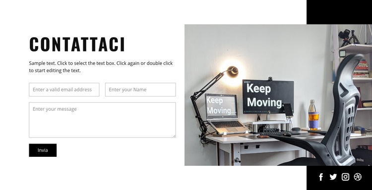 Contatta il nostro responsabile Mockup del sito web