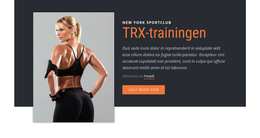 TRX Suspension Training - Persoonlijke Websitesjablonen