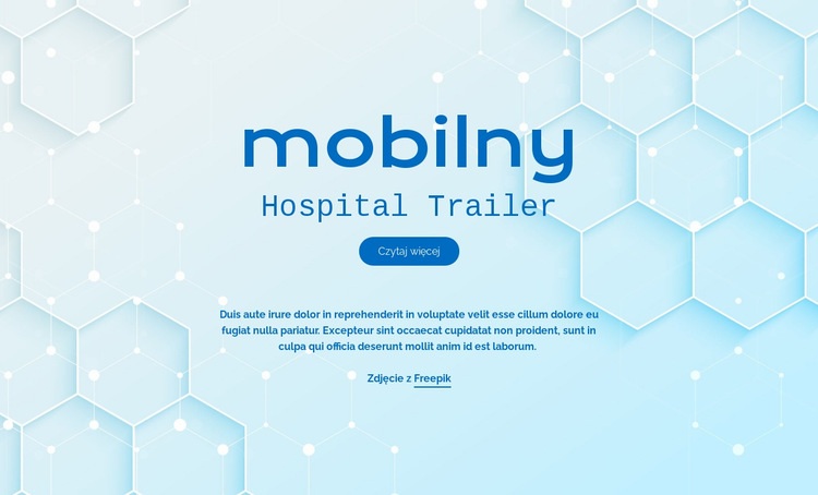 Usługi szpitalne Mobite Szablony do tworzenia witryn internetowych