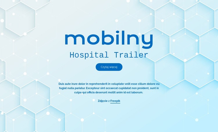 Usługi szpitalne Mobite Kreator witryn internetowych HTML