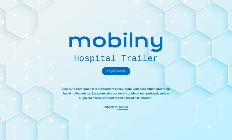 Usługi szpitalne Mobite Szablon CSS