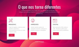 Construtor De Sites Incrível Para Branding E Estúdio Criativo Digital