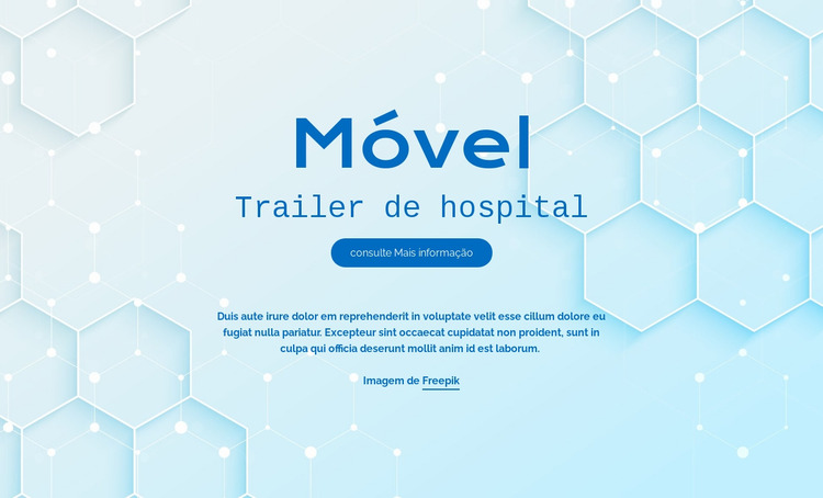 Serviços Hospitalares Mobite Template Joomla