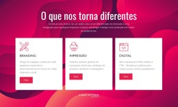 Modelo Exclusivo De Uma Página Para Branding E Estúdio Criativo Digital