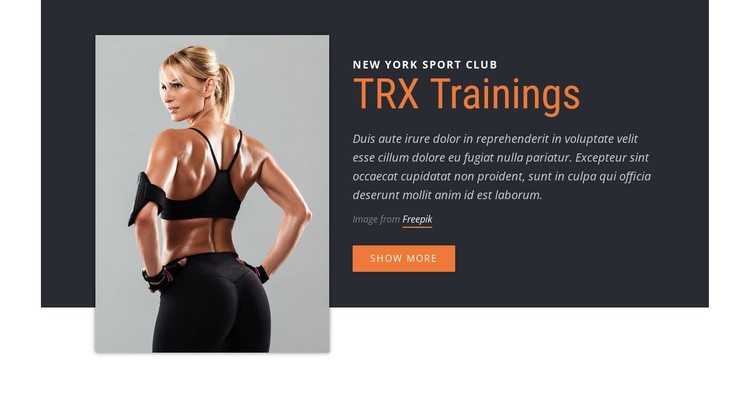 TRX Suspension Training Static Site Generator