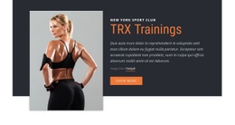 TRX Suspension Training - Free HTML Website Builder