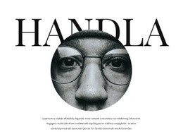 Temalayoutfunktion För Om Vår Huvudartist