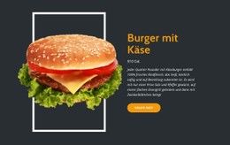 Responsive HTML5 Für Genießen Sie Frische Burger