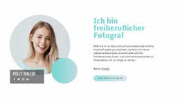 Ich Bin Freiberuflicher Fotograf – Einfache HTML5-Vorlage