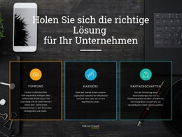 Kostenloses Webdesign Für Top-Lösungen Für Unternehmen