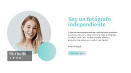 Soy Un Fotógrafo Independiente - Diseño De Maqueta