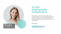 Je Suis Photographe Indépendant – Modèle De Site Web Personnel