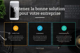 Meilleures Solutions Pour Les Entreprises - Thème WordPress Moderne