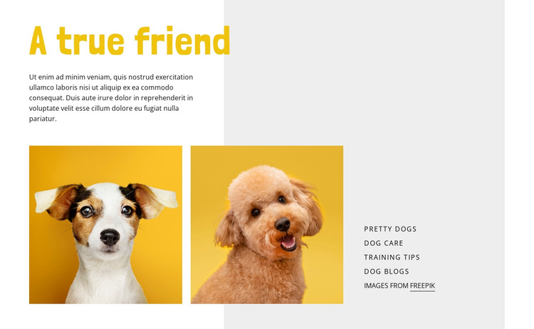 Become a Dog Trainer HTML5 Template