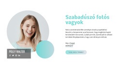 Szabadúszó Fotós Vagyok – Személyes Webhelysablon