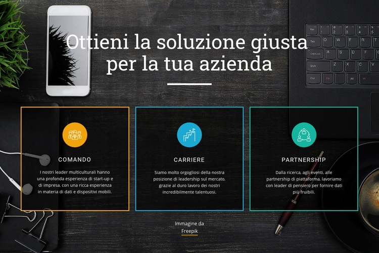 Le migliori soluzioni per il business Modelli di Website Builder