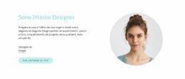 Sono Designer Di Interni Modello Reattivo HTML5