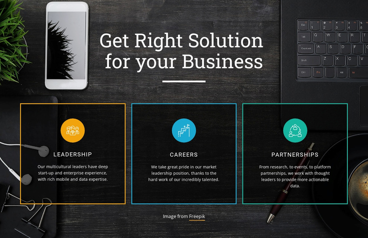 Top solutions for business Template