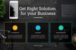 Top Solutions For Business - Simple Webpage Design