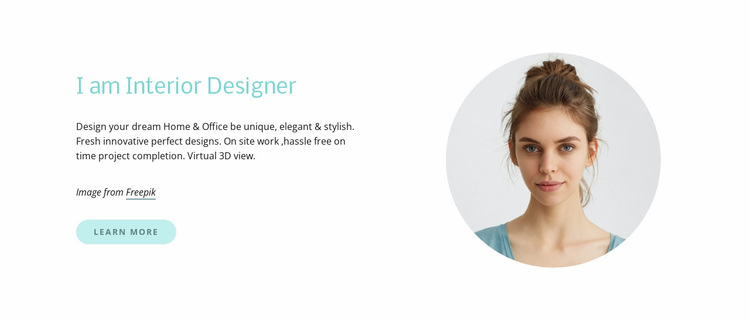 I am interior designer Website Design