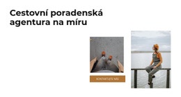 Vlastní Písma, Barvy A Grafika Pro Cestovní Styl