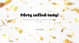 Tady Začíná Párty – Responzivní Téma WordPress