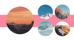 CSS Layout For With Circle Images