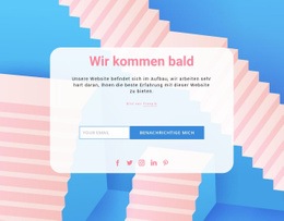 Wir Kommen Bald Seite - Website Creator HTML