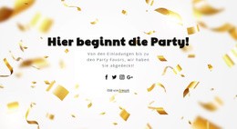 Hier Beginnt Die Party - Layoutvarianten