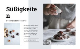 Schokoladendesserts - Professionell Gestaltet