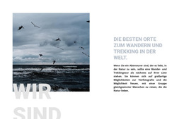 Meeresexpeditionen – Fertiges Website-Design