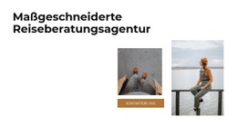 Bestes Zielseitendesign Für Reisestil