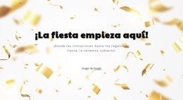 La Fiesta Empieza Aqui - Mejor Creador De Sitios Web