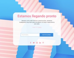 Plantilla De Diseño Gratuita Para Pronto Estaremos Pagina