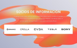 Nuestros Socios Bloquean Descarga Gratuita De Plantilla CSS