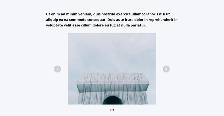 Curseur avec architecture Conception de site Web