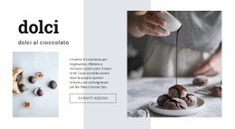 Dolci Al Cioccolato - Progettazione Creativa Del Sito Multiuso