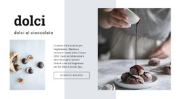 Dolci Al Cioccolato Modello CSS Reattivo