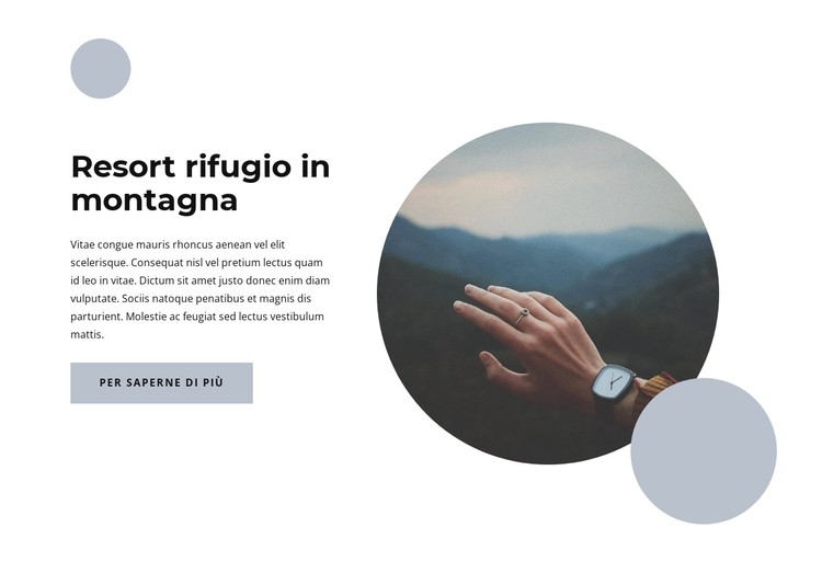 Viaggia con stile Modello CSS