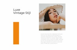 Vintage-Stijl - Responsieve HTML5-Sjabloon